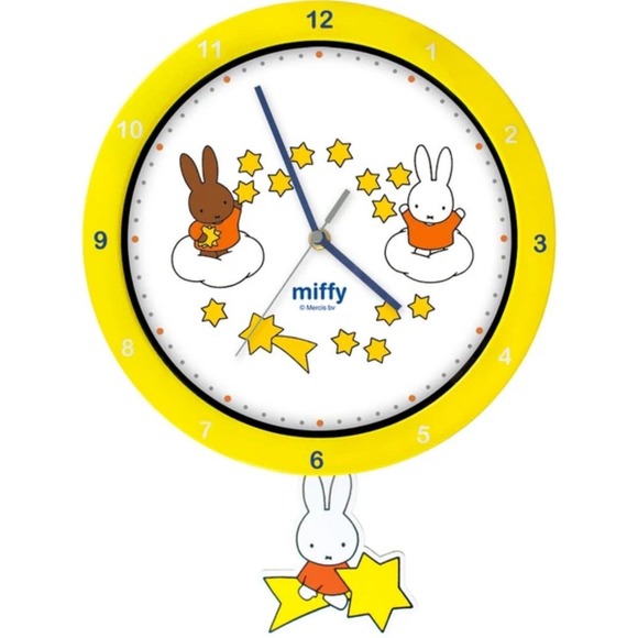 Miffy pendulum wall clock - Picture 1 of 8